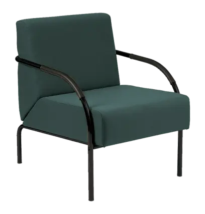 SPA 1 černý lak, látka BONDAI BN6 (8010) - látka tmavě šedá